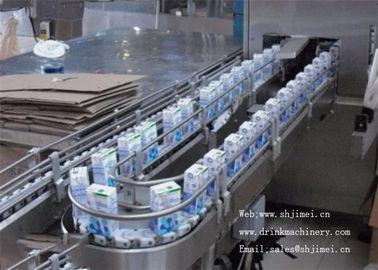 500 - 1000 L / H  Pasteurized Milk Production Line For Plastic Bottle