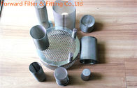 Filtro de aço inoxidável do sistema durável do tubo/óleo da tela de filtro do ar da rede de arame dos SS