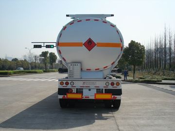 reboque móvel do depósito de gasolina do petróleo da liga de alumínio do eixo 46000L de 3x12T BPW