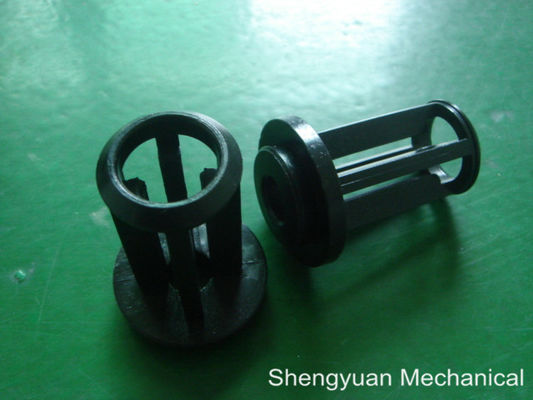 Precisão feita sob encomenda que faz à máquina, POM preto/injeção do CNC do plástico espinha de Derlin