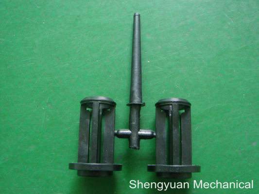 Precisão feita sob encomenda que faz à máquina, POM preto/injeção do CNC do plástico espinha de Derlin