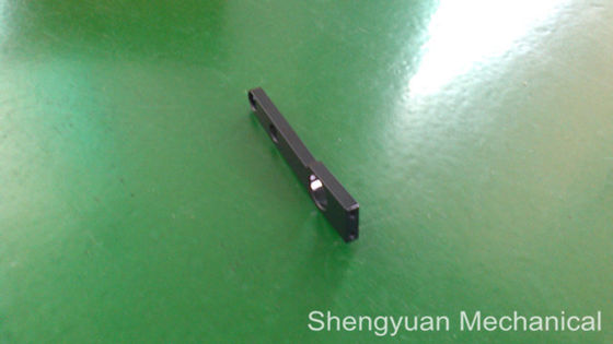 6061 peças fazendo à máquina de trituração da precisão com a placa lateral anodizada preto