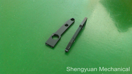 6061 peças fazendo à máquina de trituração da precisão com a placa lateral anodizada preto