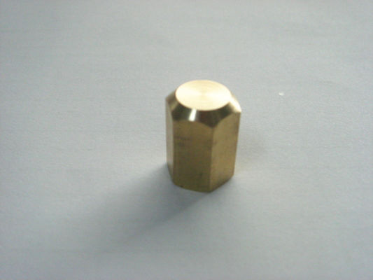Precisão feita sob encomenda que faz à máquina, peças de giro do CNC do bronze da bucha sextavada do CNC do bronze