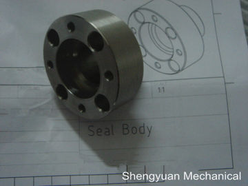 Eixo de giro do corpo do selo das peças da precisão do CNC SUS304 para o selo do compressor do portador