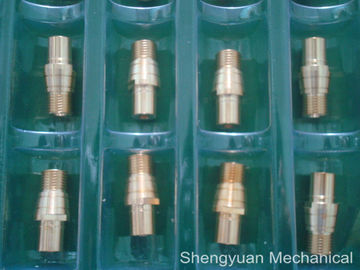 Precisão de bronze que mói o conector feito à máquina do sensor de temperatura das peças