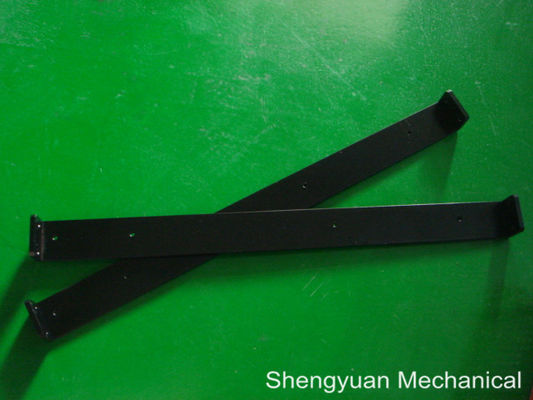 A precisão de lustro do CNC que faz à máquina, preto perfurado anodizou as tiras de alumínio