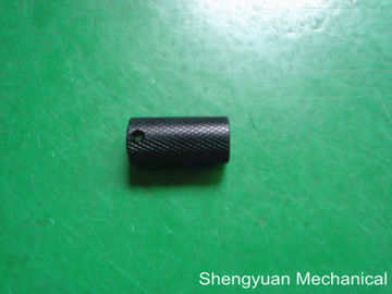 O preto fazendo à máquina de anodização da precisão do CNC anodiza os botões longos M8 da luva de Alumunium