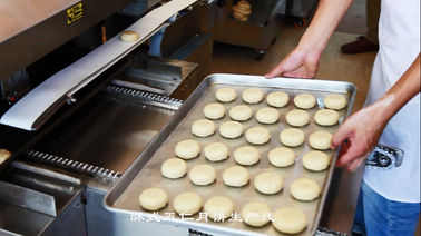 Linha industrial sistema de Prodction do pão do PLC para o pão de enchimento