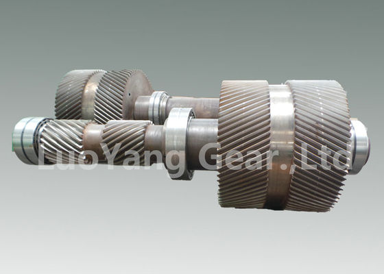 Aço de carcaça reto dos eixos de engrenagem 18CrNiMo7-6 do dente do grande diâmetro