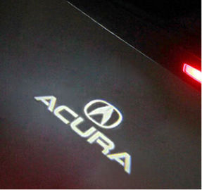Peças sobresselentes automotivos da luz de logotipo do diodo emissor de luz da lâmpada da cortesia da porta de Acura MDX ZDX RLX TL