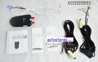Peças sobresselentes MPEG-4 DVB-T do receptor do afinador da tevê de Digitas do carro auto com a antena da tevê para o estéreo de S100 S150