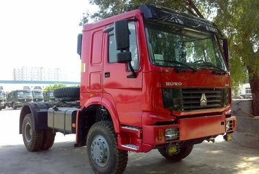 ISO CCC HOWO de SINOTRUK 4 x 4 TODO O reboque 20-70T EUROII/III LHD ou RHD 260-420HP do CAMINHÃO do TRATOR de WHEEL-DRIVE
