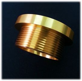 CNC que faz à máquina as peças giradas bronze de Preciaion para forças armadas, Cylindricity 0.005mm