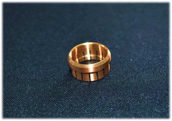 Personalize o conector girado do espaço aéreo do RF das peças do CNC a precisão de bronze