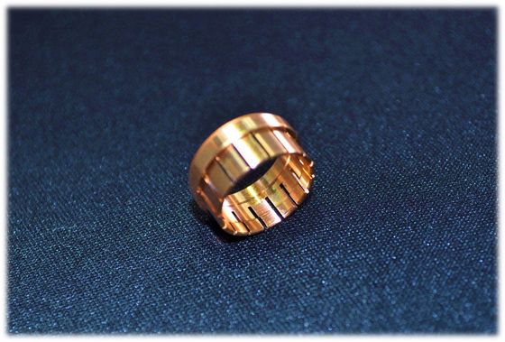Personalize o conector girado do espaço aéreo do RF das peças do CNC a precisão de bronze