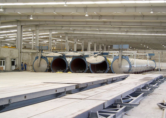 Linha de produção do bloco da elevada precisão AAC, máquina do tijolo do cal da areia de AAC