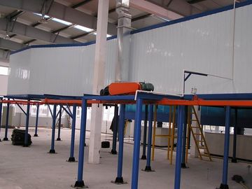 Linha de produção de alumínio do revestimento do pó com sistema do pré-tratamento do tanque da imersão